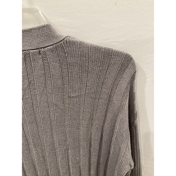 Lovers + Friends Women’s XS Cardigan Long Sleeve Ribbed Open Front Gray Sweater - Picture 5 of 6